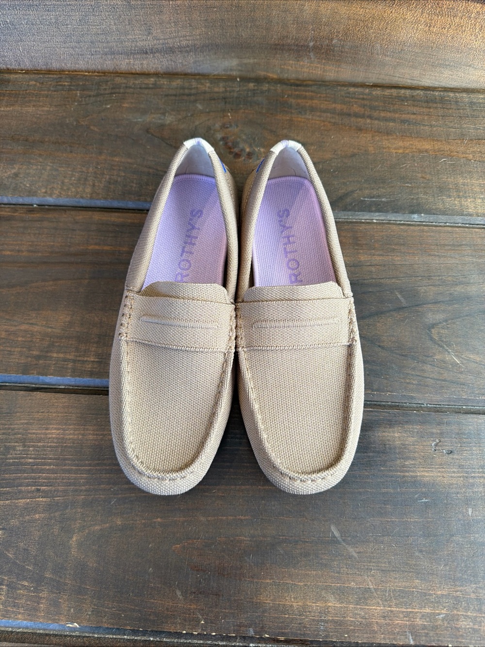 Rothy’s The Driving Neutral Slip On Knit Loafers Shoes Men Size 9